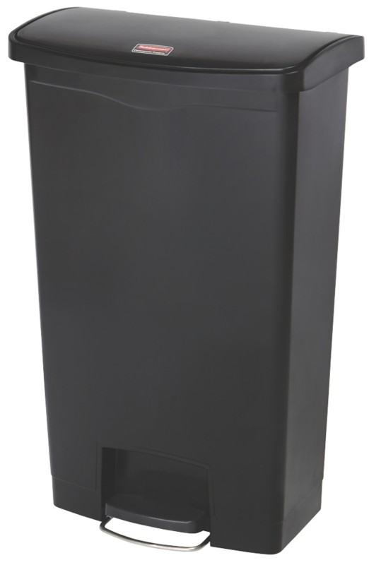 Rubbermaid PE (Polyethylen) Treteimer 31,1 x 50 x 80,3 cm Schwarz