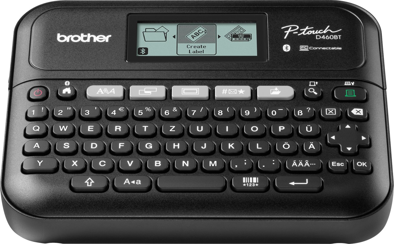 Thumbnail - Brother Etikettendrucker PTD460BTVPRG1 QWERTZ (DE) Schwarz