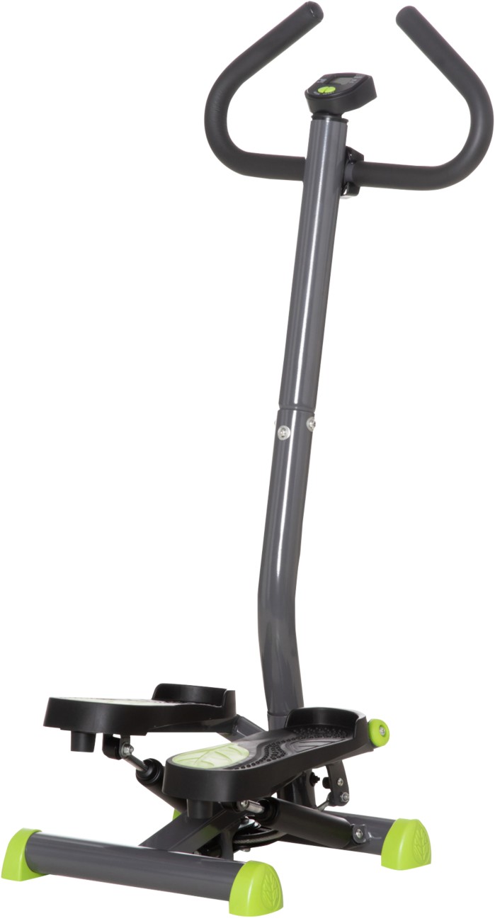 B&Q -  Twister Stepper Step Machine With Lcd Screen And HandlebarsGrey - Image 8