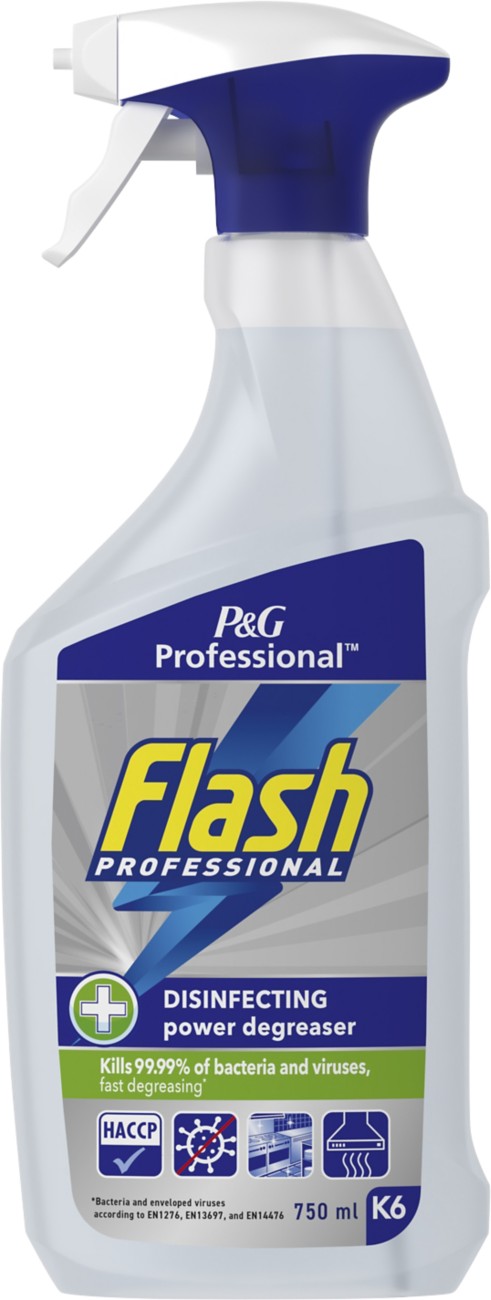 Flash Professional K6 Disinfecting Power Degreaser Cleaning Spray 750Ml - Image 3