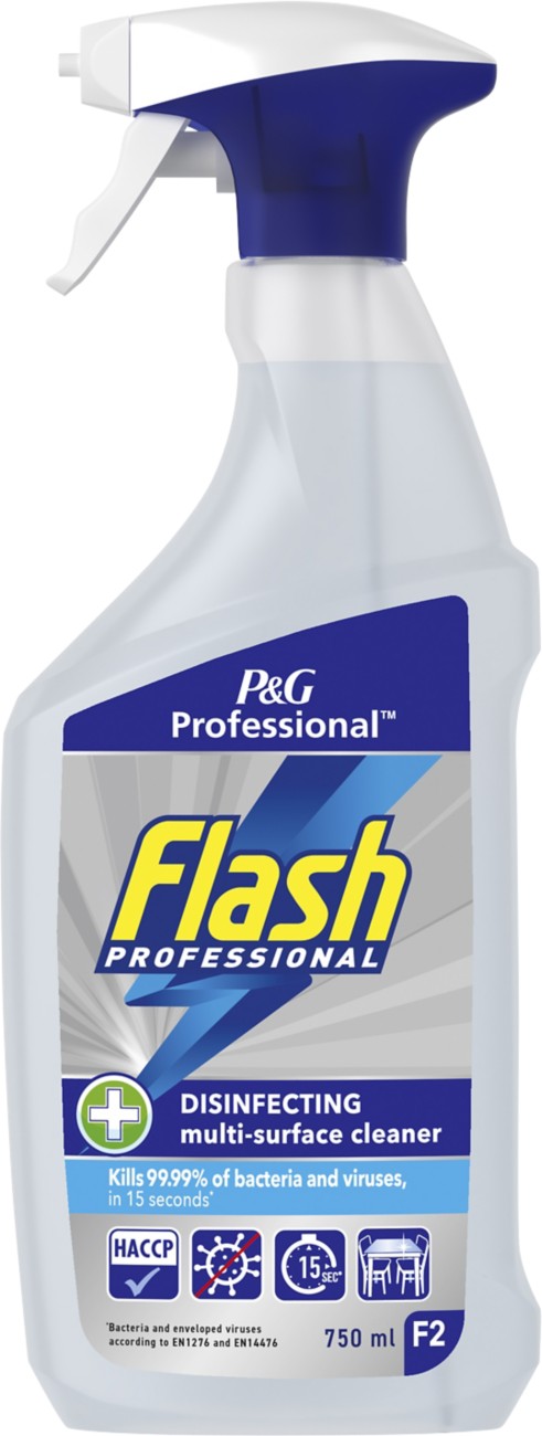 Flash Professional Disinfecting Multi-Surface Cleaning Spray 750Ml