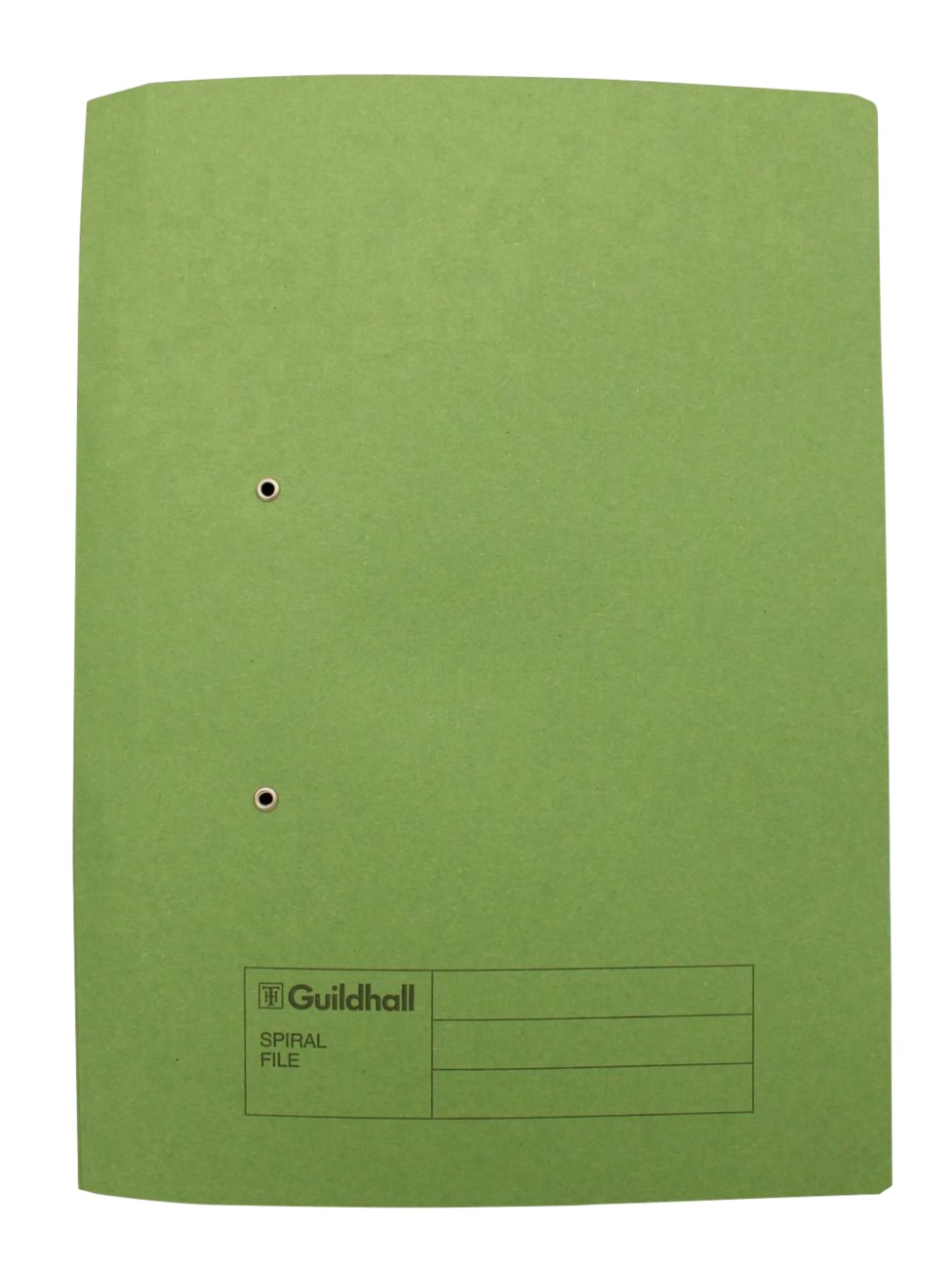 Guildhall Spiral File A4 Green Manilla 285 Gsm 285 Gsm 0 Holes Pack Of 25