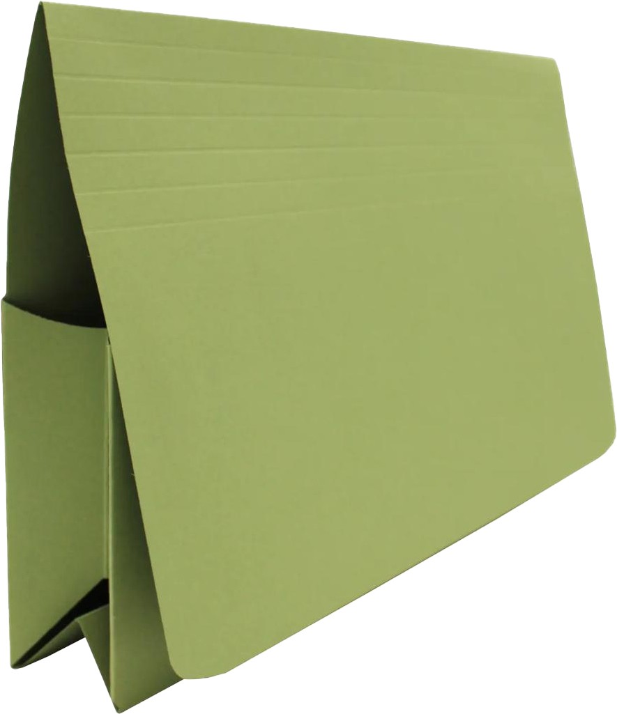 Guildhall Probate Document Wallet Prw2-Grnz A4, Foolscap Flap Manilla 315 Gsm Landscape 37 (W) X 26.5 (D) X 7 (H) Cm Green Pack Of 25