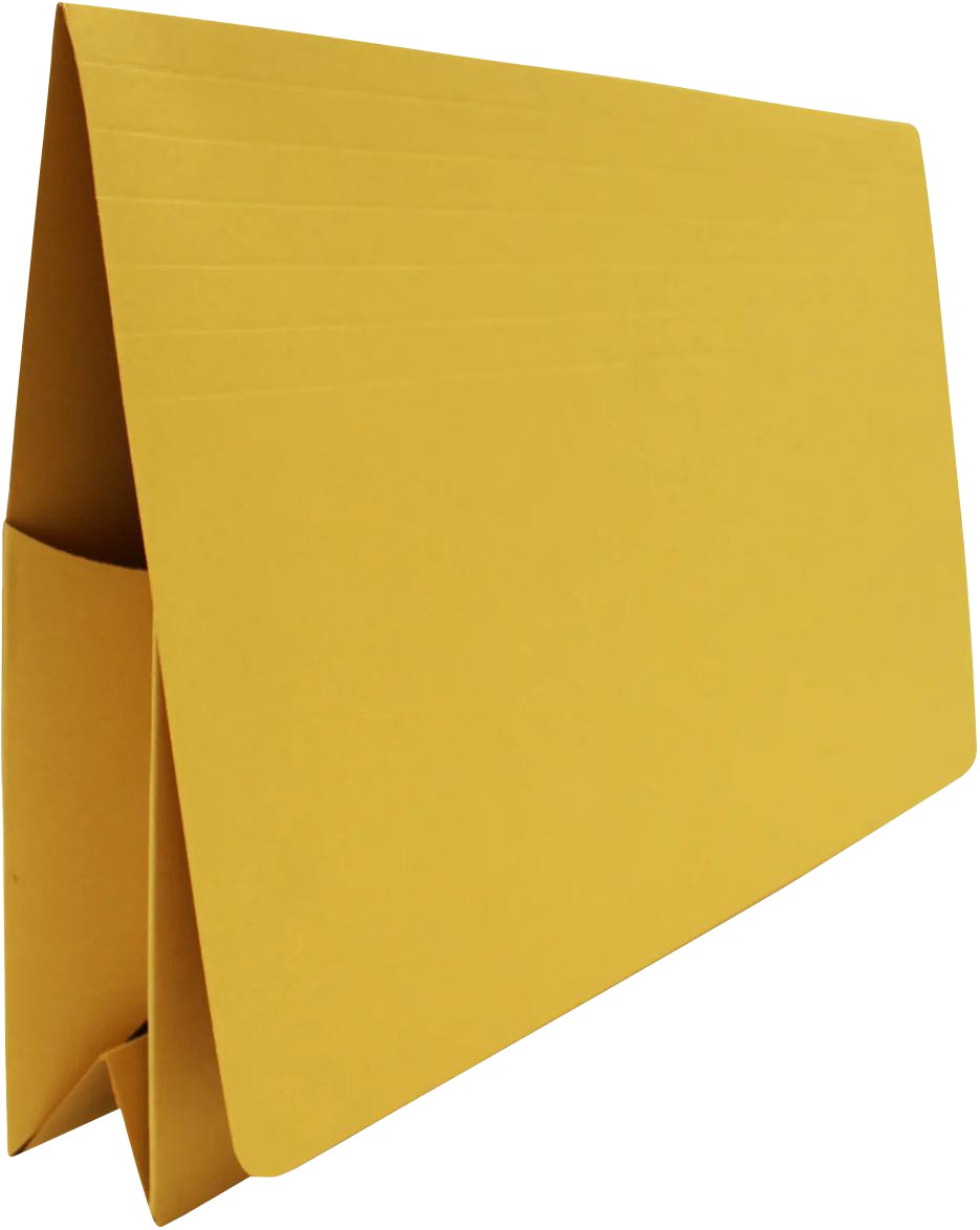Guildhall Probate Document Wallet Prw2-Ylwz A4, Foolscap Flap Manilla 315 Gsm Landscape 37 (W) X 26.5 (D) X 7 (H) Cm Yellow Pack Of 25