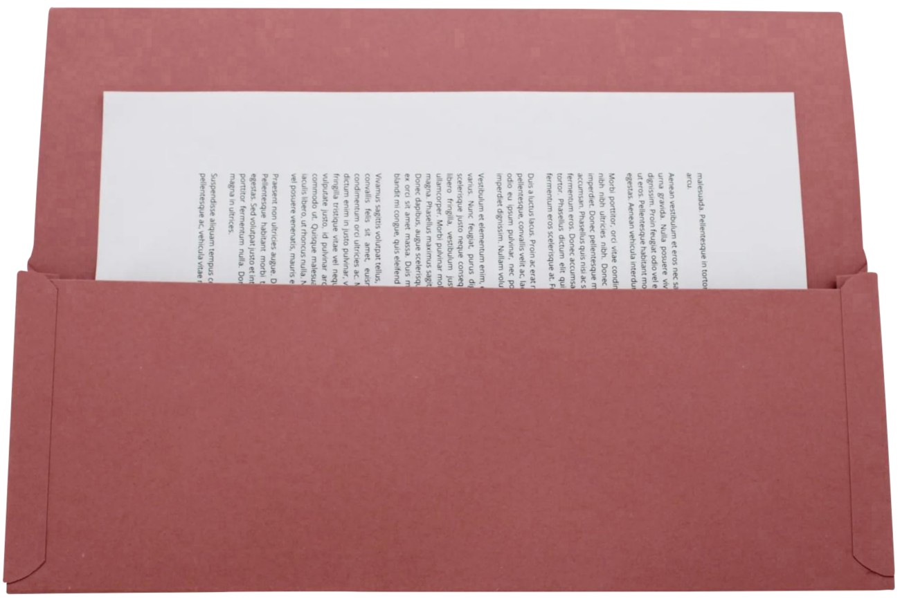 Guildhall Pocket Wallet Pw3-Pnkz A4, Foolscap Flap Manilla 315 Gsm Landscape 38 (W) X 27 (D) X 14 (H) Cm Pink Pack Of 50