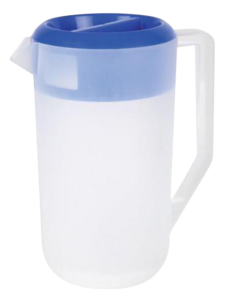 Seco Jug Pp (Polypropylene) 2.4 L Dishwasher Safe Blue, Transparent
