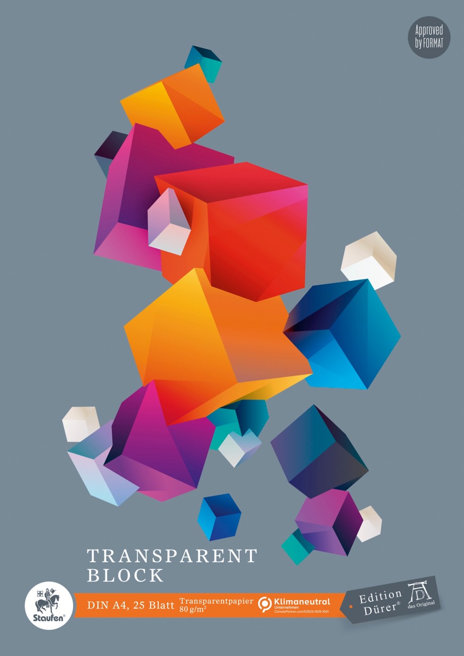 Thumbnail - Staufen Dürer Transparentblock DIN A4 25 Blatt 80 g/m²