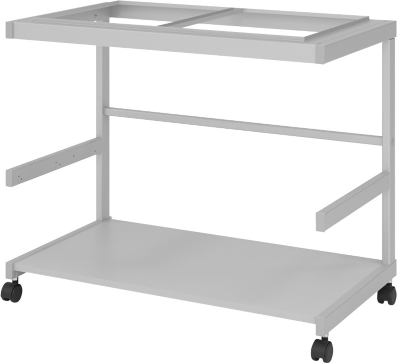 Hammerbacher Hängeregister-Trolley Stahl 810 x 430 x 670 mm Grau Mit Aufbau