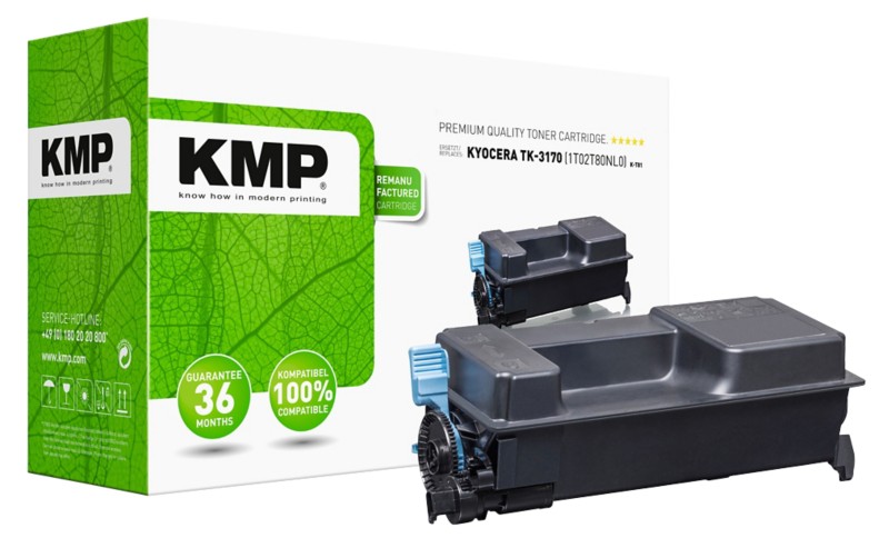 KMP Toner Kompatibel 29180000 Schwarz