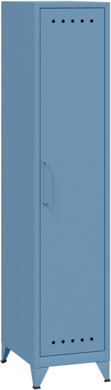 Bisley Fern Schließfach Metall 1 Fachboden 380 x 510 x 1.800 mm Blau