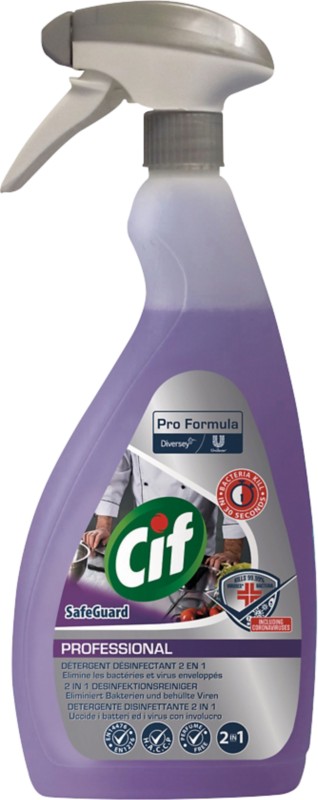 Cif Professional 2-in01 Desinfektionsmittel-Spray 750ml