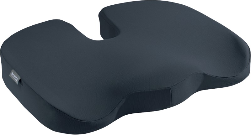 Thumbnail - Leitz Ergo Cosy Ergonomisches Sitzkissen 5284 Schaumstoff Waschbar 455 x 75 x 355 mm Grau