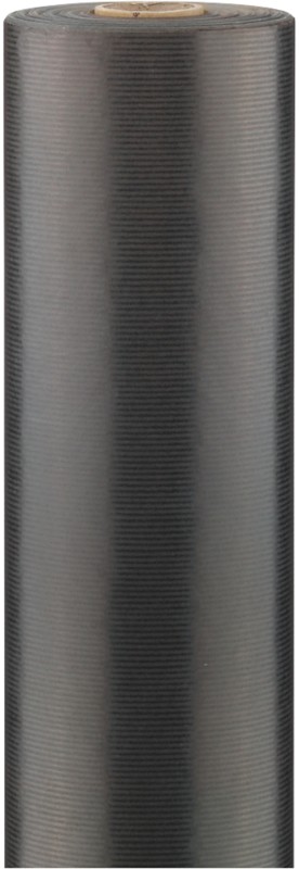 RAJA 1 x Geschenkpapier 700 mm (B) x 100 m (L) 60 g/m² Schwarz