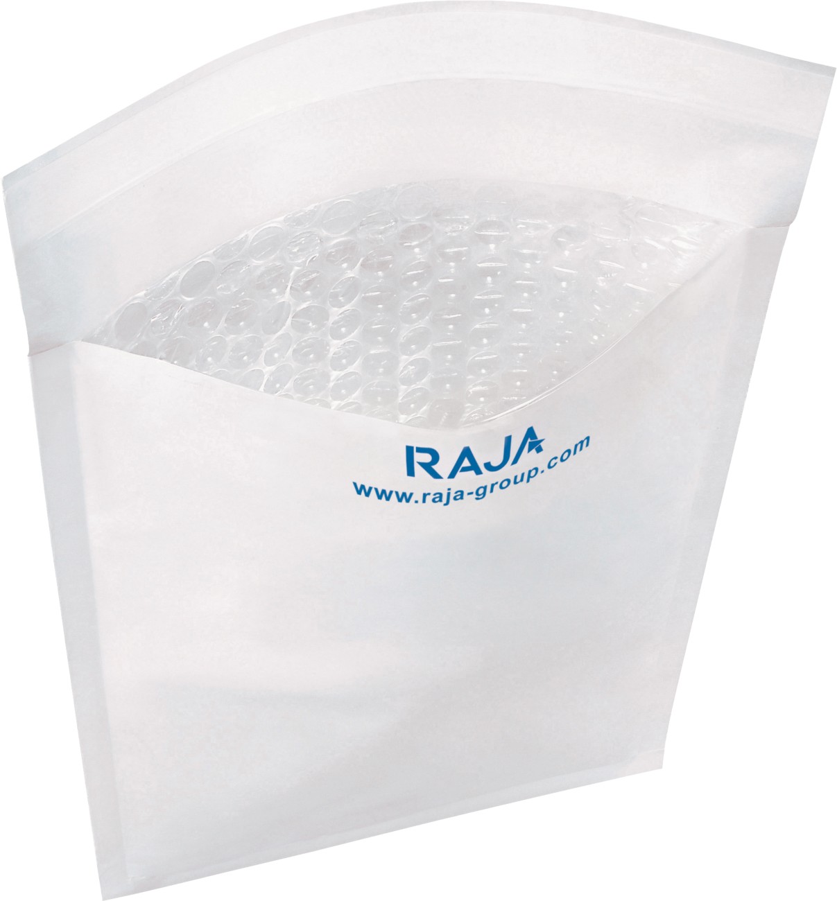 Raja Padded Envelopes White Plain Kraft Paper, Pe (Polyethylene) 470 (W) X 350 (H) Mm Peel And Seal 75 Gsm Recycled 50% Pack Of 50