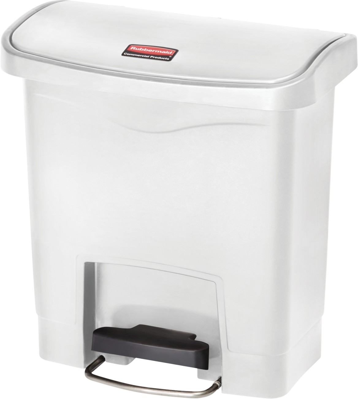 Rubbermaid Treteimer Polyethylen 15 L 23 (B) x 37,7 (T) x 39,9 (H) cm Weiß