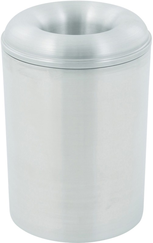 V-PART Papierkorb Aluminium 13 L 30,2 cm (H) Silber