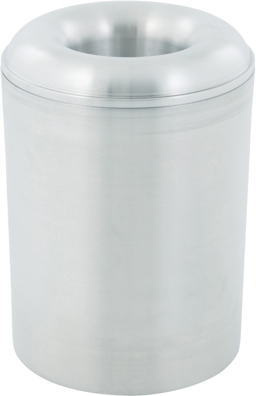 V-PART Papierkorb Aluminium 20 L 34,2 cm (H) Silber