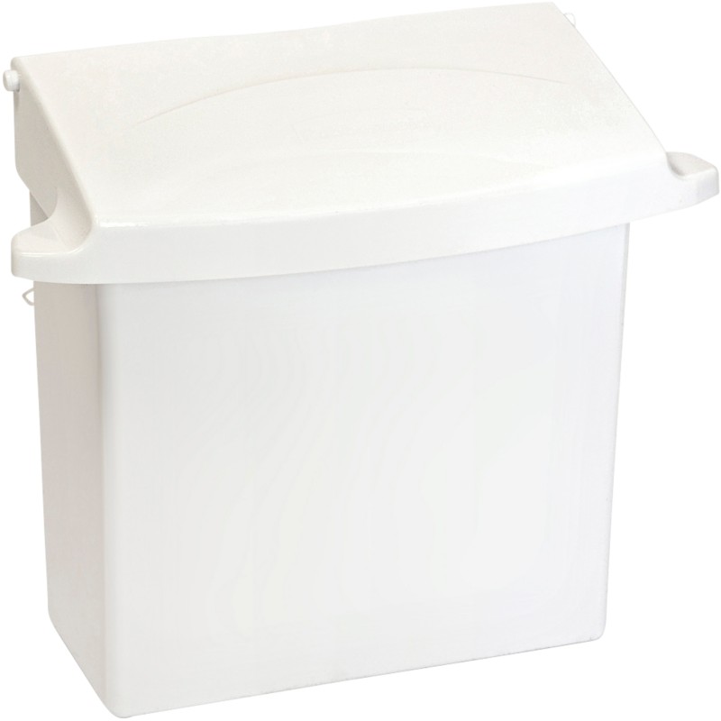 Rubbermaid Papierkorb Polyethylen 5 L 32 (B) x 13 (T) x 27 (H) cm Weiß