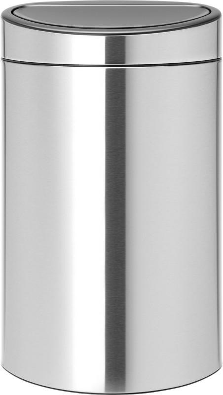 Brabantia Papierkorb Touch Bin Edelstahl 33 L 43,5 (B) x 30,5 (T) x 72,5 (H) cm Silber