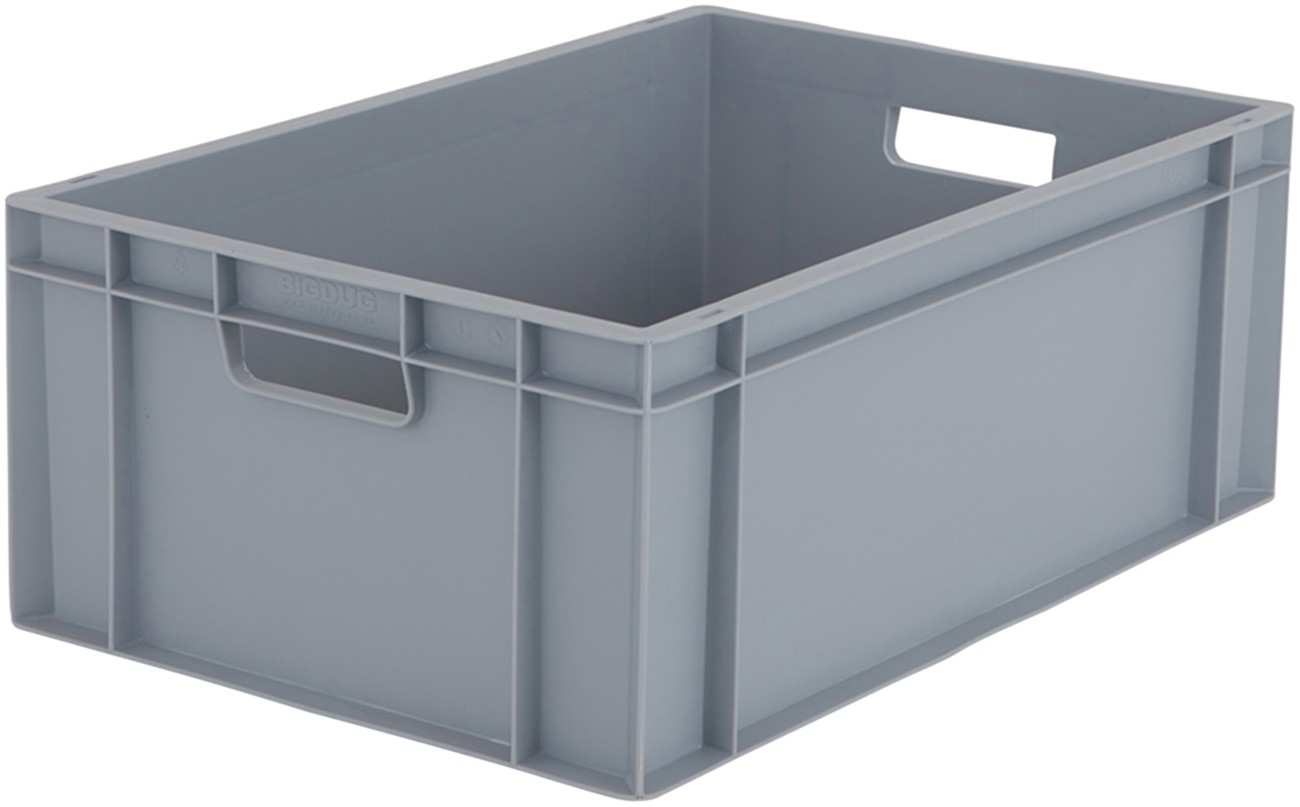 Image of BiGDUG Storage Box 42 L Grey Pack of 5