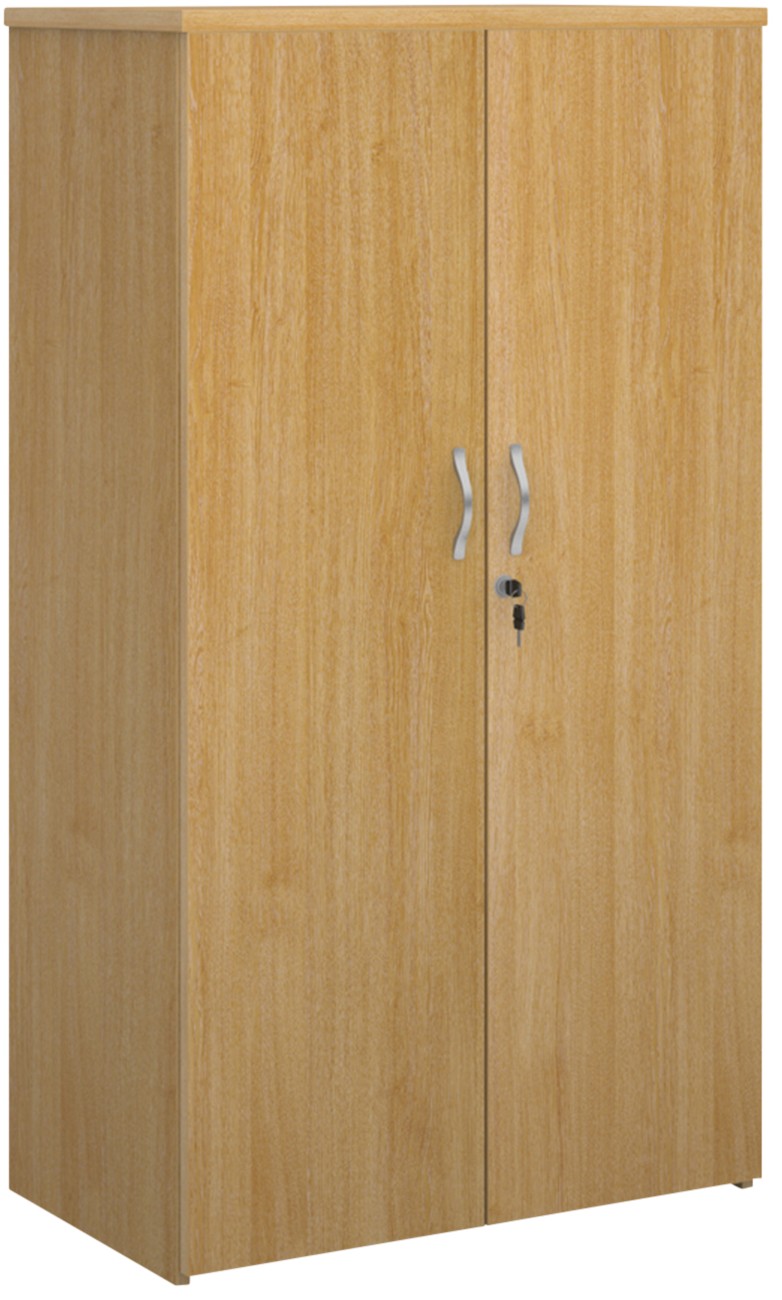 Dams International Universal Storage Cupboard Wood 800 X 470 X 1,440 Mm Oak