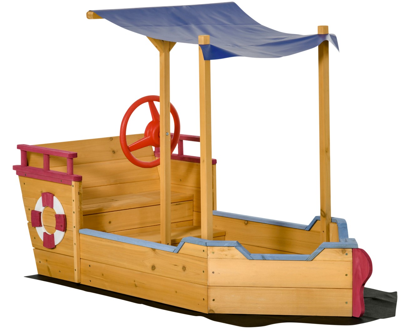 Outsunny Kids' Sandbox 343-050 343-050 Fir Wood