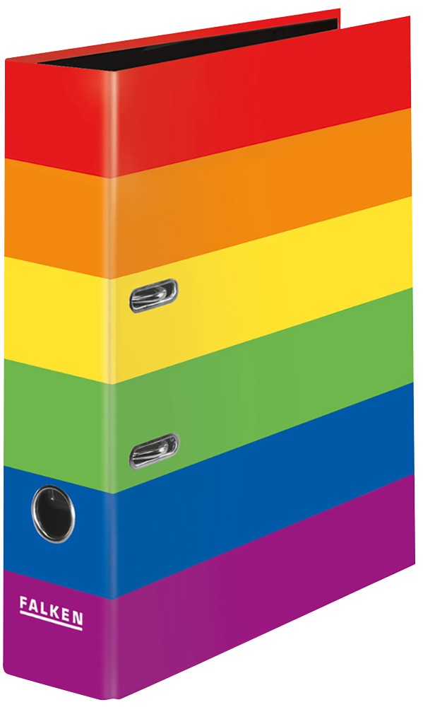 Thumbnail - Falken Ordner Breit DIN A4 80 mm Mehrfarbig 21001368000F Kunststoff Glänzend