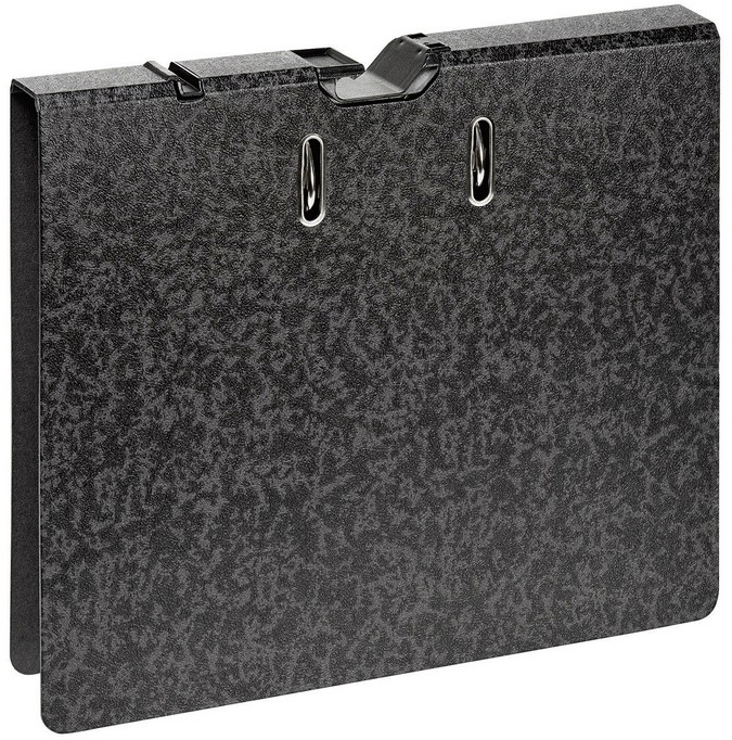 Falken Hängemappe DIN A4 50 mm Schwarz 2 Ringe 15031420 Pappkarton, PP (Polypropylen) Recycled