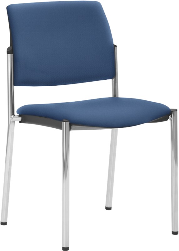 Thumbnail - mayer sitzmöbel Stapelstuhl 2518_V1 Stoff Ohne Armlehnen Blau 2518 490 x 560 x 830 mm 2 Stück