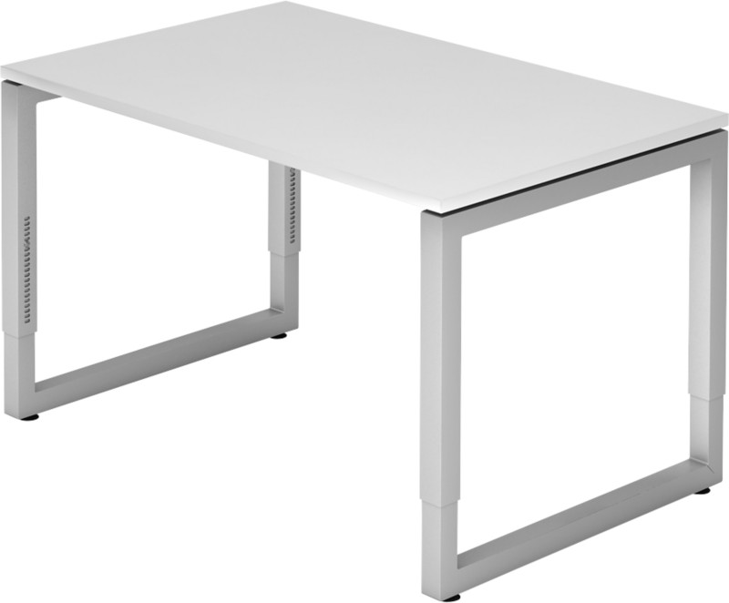 Thumbnail - Hammerbacher R Series VRS Höhenverstellbar Schreibtisch Rechteckig Weiß Wange 1.200 (B) x 800 (T) x 850 (H) mm Spanplatt...