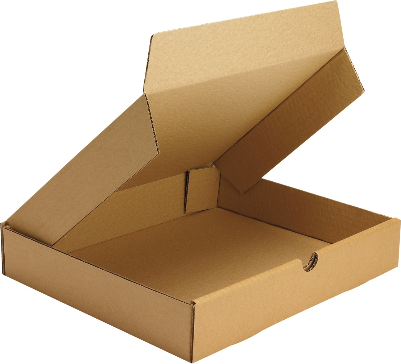 Image of RAJA Corrugated Box Corrugated Cardboard 155 (W) x 50 (D) x 215 (H) mm Brown Pack of 50