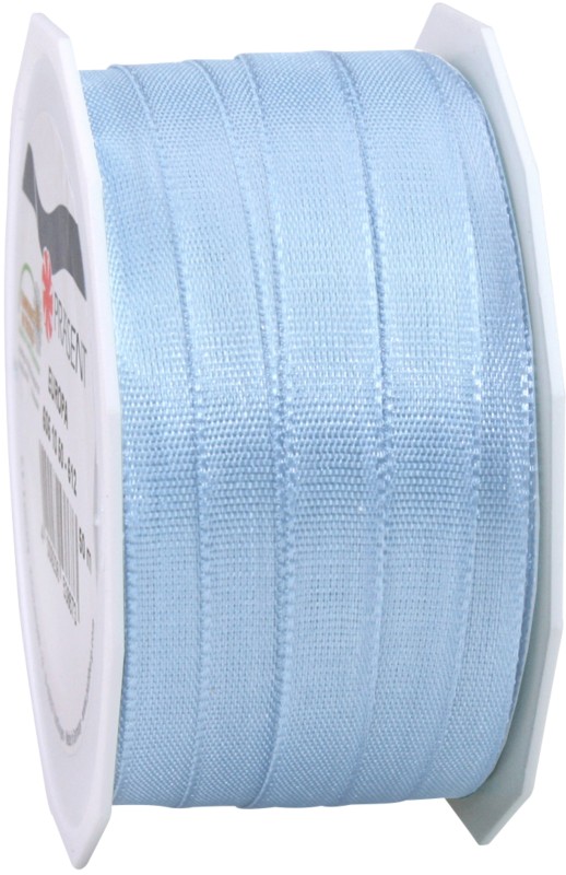 PRAESENT Taftband 6051050-602 Hellblau 10 mm x 50 m 2 Stück