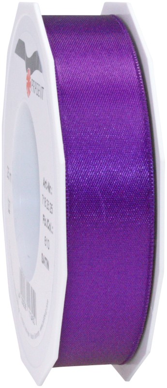 PRAESENT Doppelsatin 7182525-610 Violett 25 mm x 25 m 2 Stück