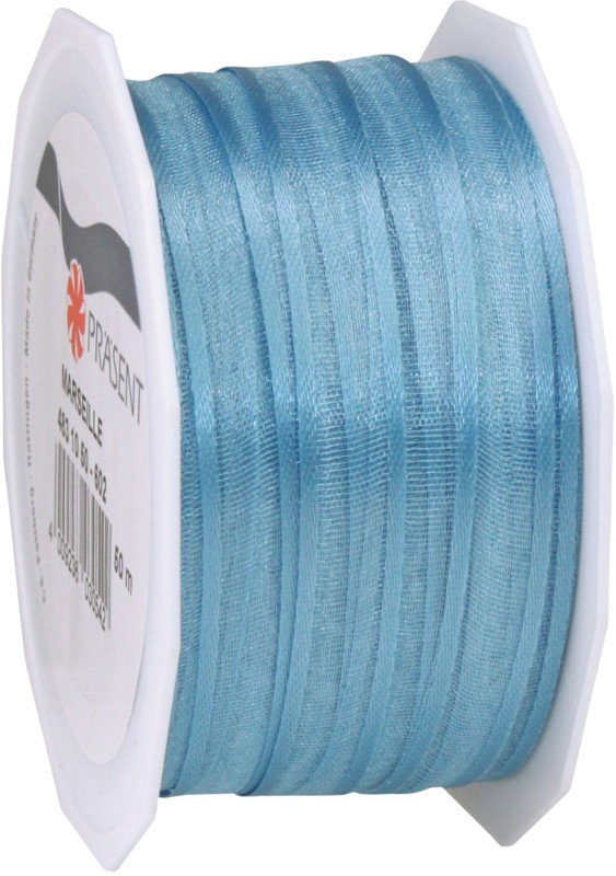 PRAESENT Organza 4831050-602 Hellblau 10 mm x 50 m 1 Stück