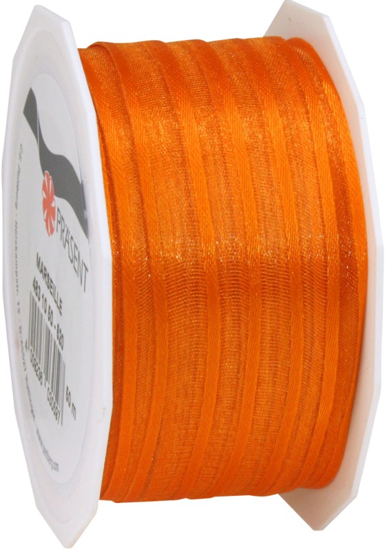 PRAESENT Organza 4831050-620 Orange 10 mm x 50 m 1 Stück