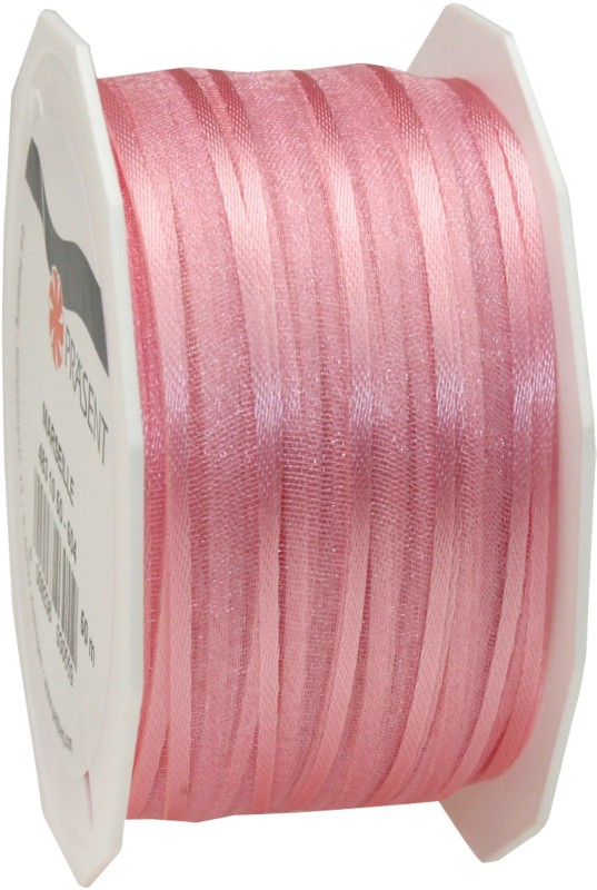 PRAESENT Organza 4831050-604 Hellrosa 10 mm x 50 m 1 Stück