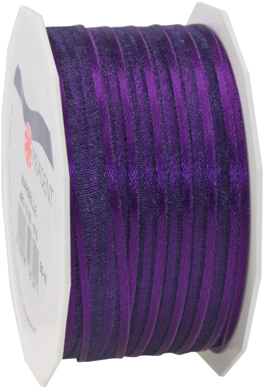 PRAESENT Organza 4831050-610 Violett 10 mm x 50 m 1 Stück