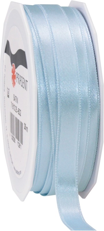 Thumbnail - PRAESENT Doppelsatin 7181025-602 Hellblau 10 mm x 25 m 2 Stück