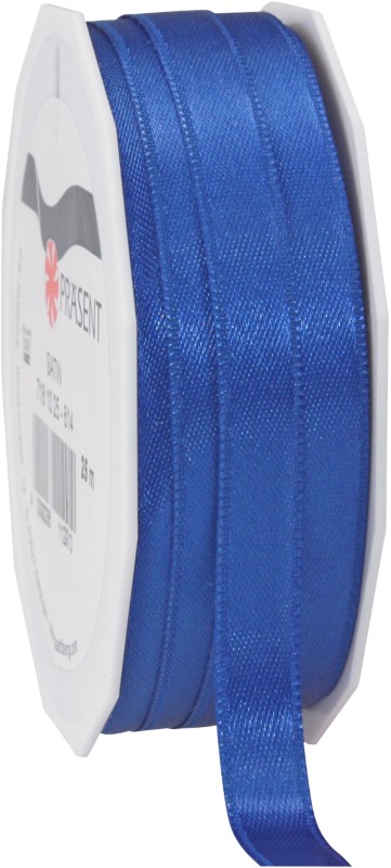 PRAESENT Doppelsatin 7181025-614 Royalblau 10 mm x 25 m 2 Stück