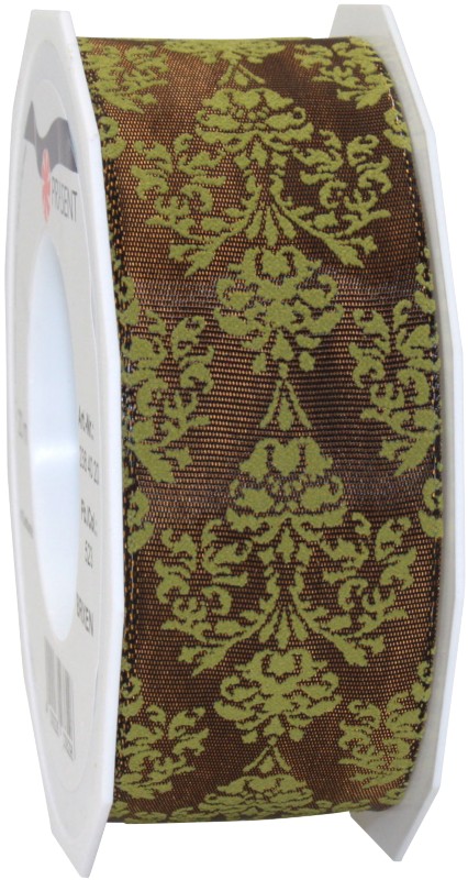 Thumbnail - PRAESENT Ornament 2384020-523 Espresso, Olive 40 mm x 20 m 2 Stück