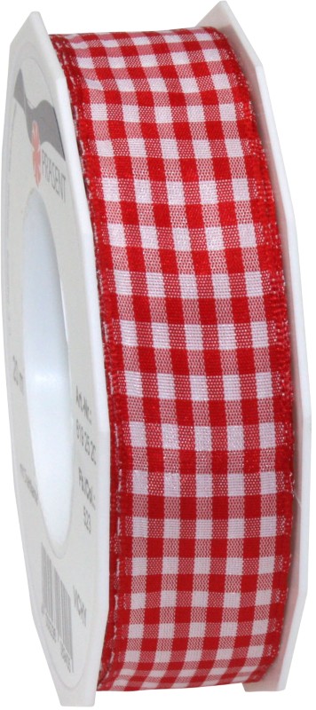 Thumbnail - PRAESENT Motivband 6192520-609 Rot, Weiß 25 mm x 20 m 2 Stück
