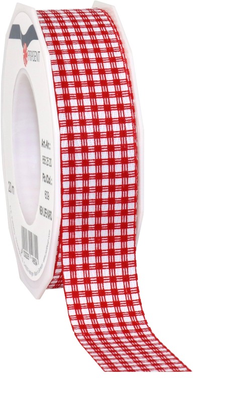 PRAESENT Motivband 8562520-609 Rot 25 mm x 20 m 2 Stück