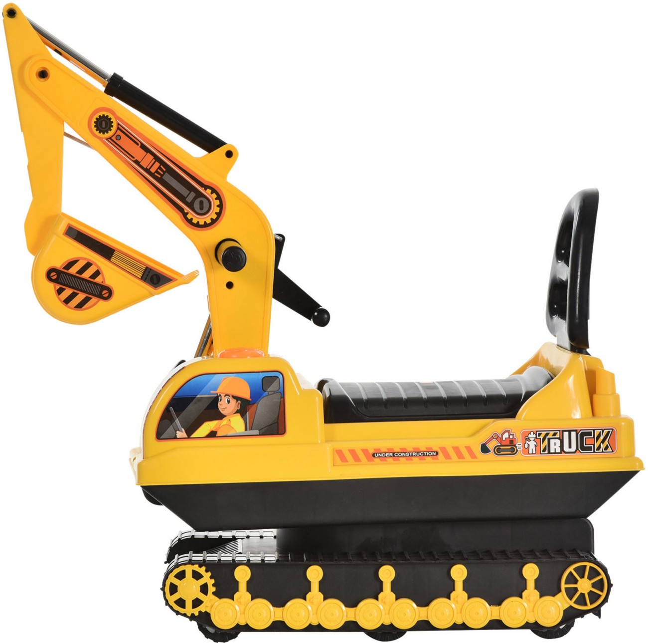 Homcom Ride On Car 3 Years Yellow 370-123