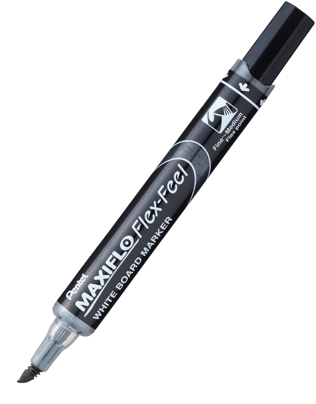 Pentel Maxiflo Flexfeel Whiteboard Marker Black Fine Bullet