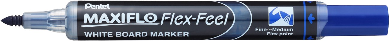 Pentel Maxiflo Flexfeel Whiteboard Marker Blue Fine Bullet