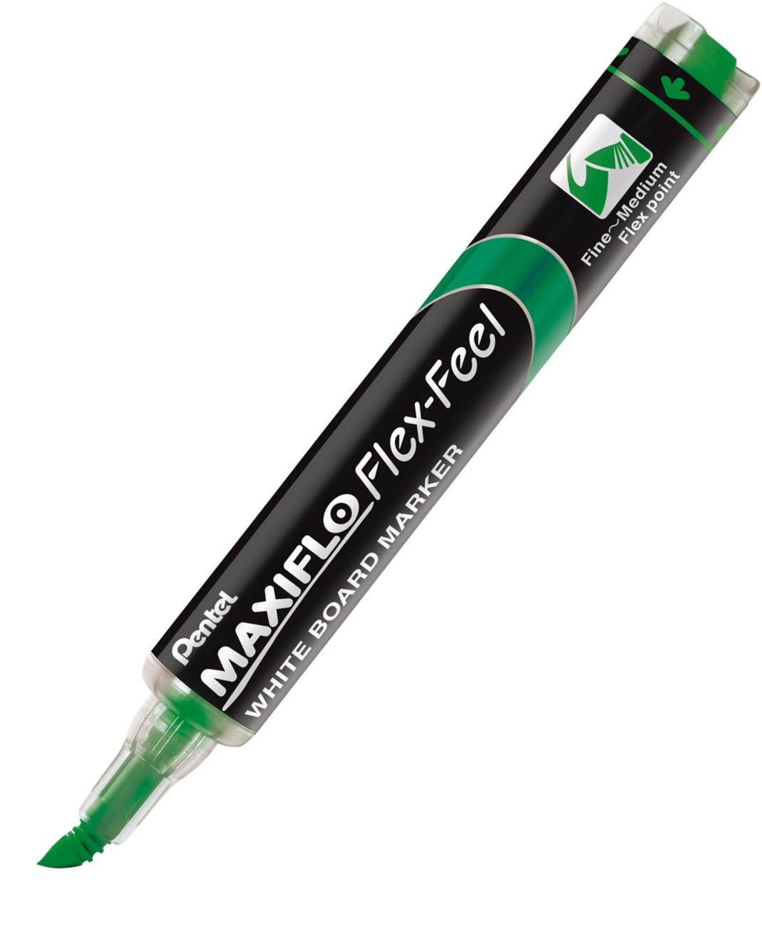 Pentel Maxiflo Flexfeel Whiteboard Marker Green Fine Bullet