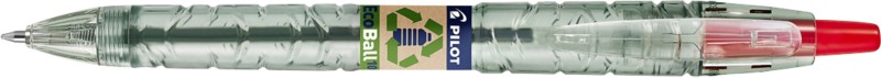 Thumbnail - Pilot Kugelschreiber Rot Mittel 0.4 mm Recycelt 86%