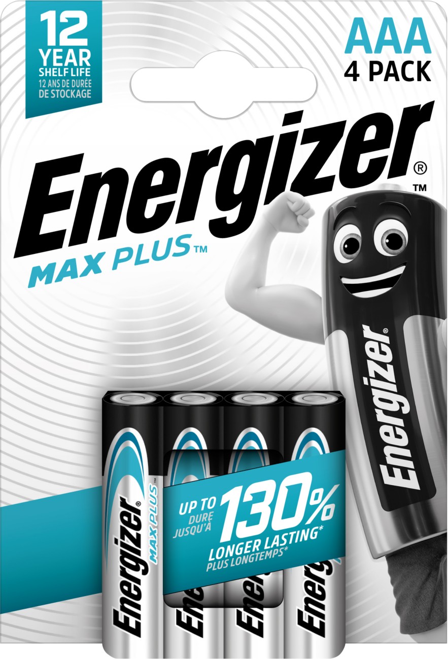 4 Pack Energizer Max Plus AAA Batteries for TV Remotes and Controllers - Image 12