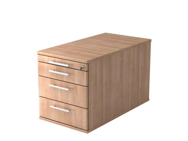 Thumbnail - Hammerbacher Rollcontainer TC30 RE Braun Walnuss 428 x 800 x 512 mm