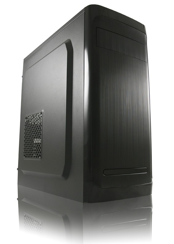 LC-Power Computergehäuse 7034B Midi Tower Metall Schwarz